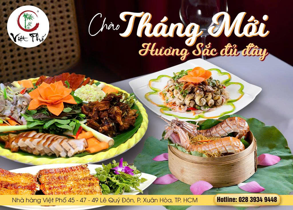 🌟 CHÀO THÁNG MỚI – HƯƠNG SẮC ĐỦ ĐẦY TẠI NHÀ HÀNG VIỆT PHỐ