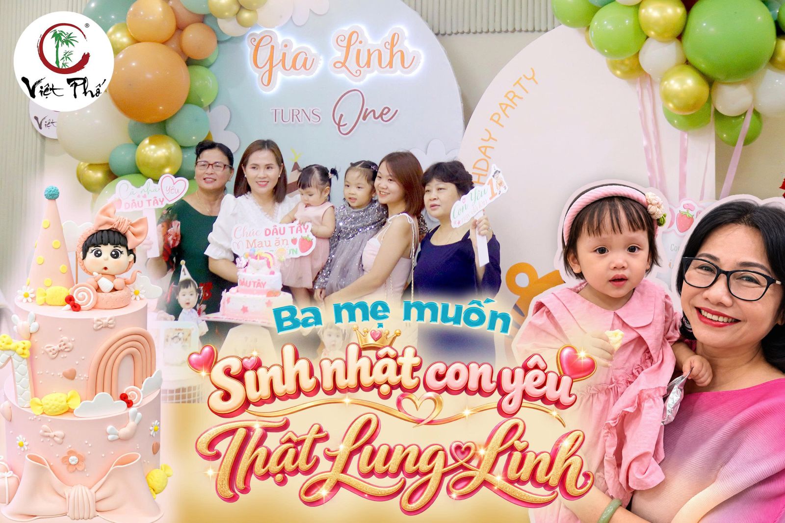 ƯU ĐÃI TIỆC SINH NHẬT, THÔI NÔI – TỔ CHỨC TIỆC TRỌN NIỀM VUI TẠI VIỆT PHỐ